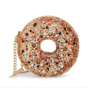 🔹️Betsey Johnson🔹️ NOVELTY  Kitsch I'm Everything Bagel Crossbody Bag